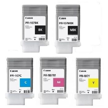 Original Multipack Canon imagePROGRAF iPF785 MFP M40 Printer Ink Cartridges (5 Pack) -6705B001