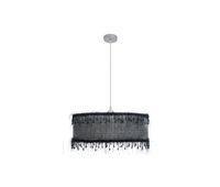 lampara de techo metal color negro serie hilos 50cm