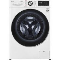 lg turbowash 360 with ai dd v9 f4v910wts wifi-enabled 105 kg 1400 spin washing machine - white white
