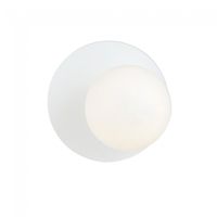 aplique de pared zero blanco opal