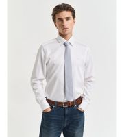gant para hombre 3230300 camisa slim fit de saten blanco s casual fiesta algodon clasico manga larga