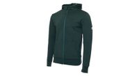 sudadera con capucha lebram ecusson con cremallera completa verde abeto