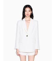 ax armani exchange para mujer xw002837af21555u1003 americana crepe blanco m casual clasico poliester