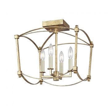 Plafón de techo thayer (4 luces)