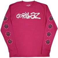 gorillaz camiseta manga larga ro5752 para mujer
