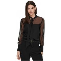 la strada blusa shirt costel ls- black para mujer