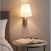 leds c4 aplique read me led 48w blanco calido - 3000k on-off niquel satinado 388lm