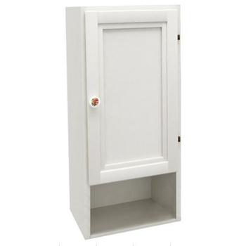 Mueble De Baño Colgante En Madera Maciza Blanca Decapada | Lavanda