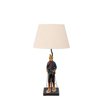 Lámpara de sobremesa de resina multicolor