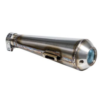 Silenciador de escape Megaton TIG 45mm inox montaje lateral