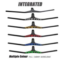 manillar de carbono para bicicleta de montana manillares integrados con eje de direccion -17 grados barra de fibra de carbono manillar de bicicleta mtb negro mate