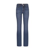 guess para mujer w6ga15d1065 jeans straight azul 30 casual algodon
