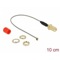 cable coaxial delock 89832 10 cm sma a ufl gris