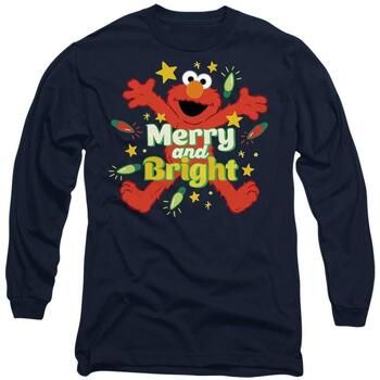 Sesame Street Camiseta manga larga Merry And Bright para mujer