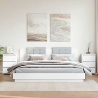 vidaxl mesitas de noche 2 uds madera contrachapada blanco 40x35x625cm