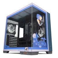 torre pc forgeon tiberium evo torre atx argb usb-c cristal templado negra harry potter house pride ravenclaw