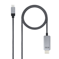 nanocable cable conversor usb-cm a hdmim 18 m