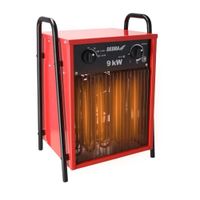dedra ded9924 calefactor electrico rojo 9000 w convector