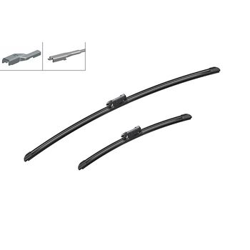 Aerotwin Multi Clip Flat Wiper Blade Set Am246S