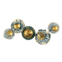 decoracion pared de metal sensuale multicolor 100x50 cm