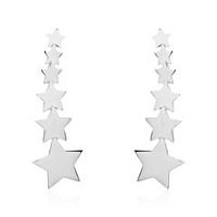 pendientes de estrella para mujer de plata 925