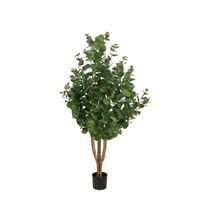 planta artificial eucalyptusboom verde  h140xb75xl75cm