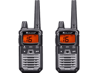 walkie talkie - midland xt70 pro carga rapida 32 canales usb alcance de 12 km negro