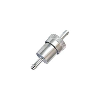 Filtro de combustible 6mm alu gris