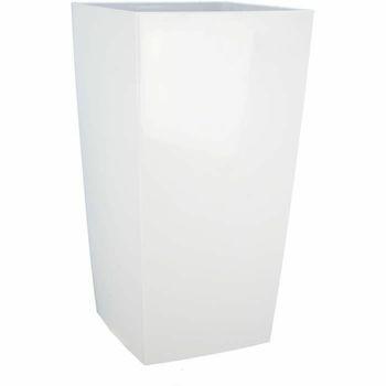 Maceta Riviera Blanca 38 X 38 X 69 Cm