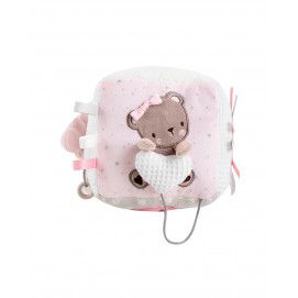 Cubo de peluche Dream Big Rosa