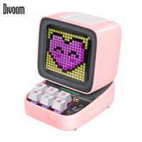divoom ditoo-pro-altavoz portatil ditoo-pro retro pixel art reloj despertador con bluetooth tablero de pantalla led artesanal bonito regalo decoracion de luz para el hogar