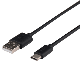 Cable USB a USB-C - ISY IZB-541, 1 m, 18W, Negro