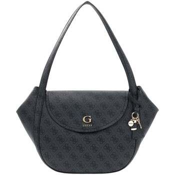 Guess Bolso Bolso con solapa Coleen Monogramme Logo Carbón para mujer