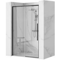 puerta de ducha rea solar black 150