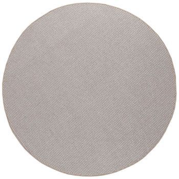 Alfombra Interior Lugo Gris Topo Ø 160 Cm Poliéster Vidaxl
