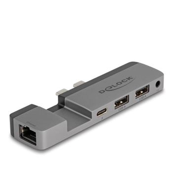 Base para portátil DeLock 87757 Thunderbolt 4 5K 100 W LAN Audio USB-A