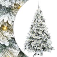 arbol de navidad artificial con 300 led 180 cm pe y pvc vidaxl