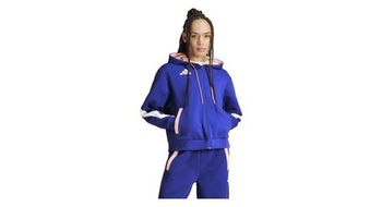 Sudadera con capucha adidas performance team france azul mujer