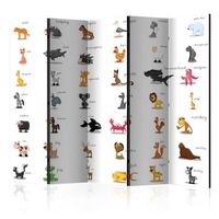 biombo - learning by playing animals ii 225x172 cm