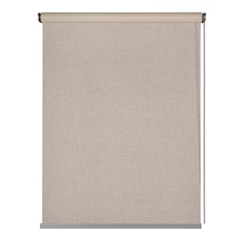 Estor Opaco Estores Enrollables Blackout Premium Con Acabados En Aluminio Beige 140 X 250 Cm