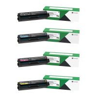 original multipack lexmark mc3426i printer toner cartridges 4 pack -c3220c0