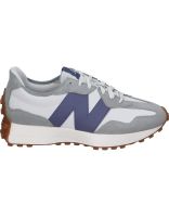 zapatillas new balance 327 - ws327nkb gris y azul marino 38
