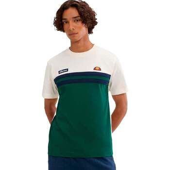 Ellesse Camiseta Venire T-Shirt Off White/Dark Green para hombre
