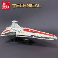 67106 alta tecnologia moc jiestar venator attack cruiser fighter destructor ladrillo modelo de construccion bloques de estrella juguetes de barco espacial