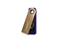 lector de tarjetas - ledger nano s plusr pantalla oled chip elemento seguro st33k1m5 fucsia ferroso