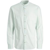 jack  jones camisa manga larga 12248385 jjesummer band linen blend shirt ls sn soothing sea para hombre