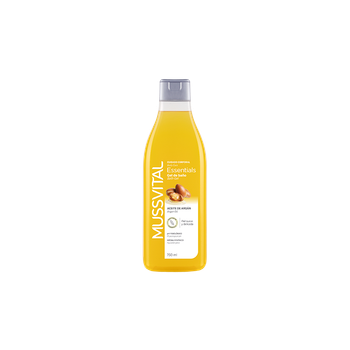 Gel de baño con aceite de argán 750ml essentials mussvital