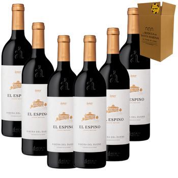 La Rioja Alta - Aster El Espino Ribera Del Duero - Tempranillo 100 % - Ce - Pack 6 Botellas 75 Cl - 14% Vol.