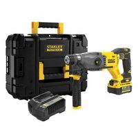 stanley martillo sds-plus brushless v20 li-ion 18v con 2 baterias li-ion 4ah
