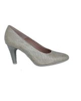 de pitillos zapatos tacon oro